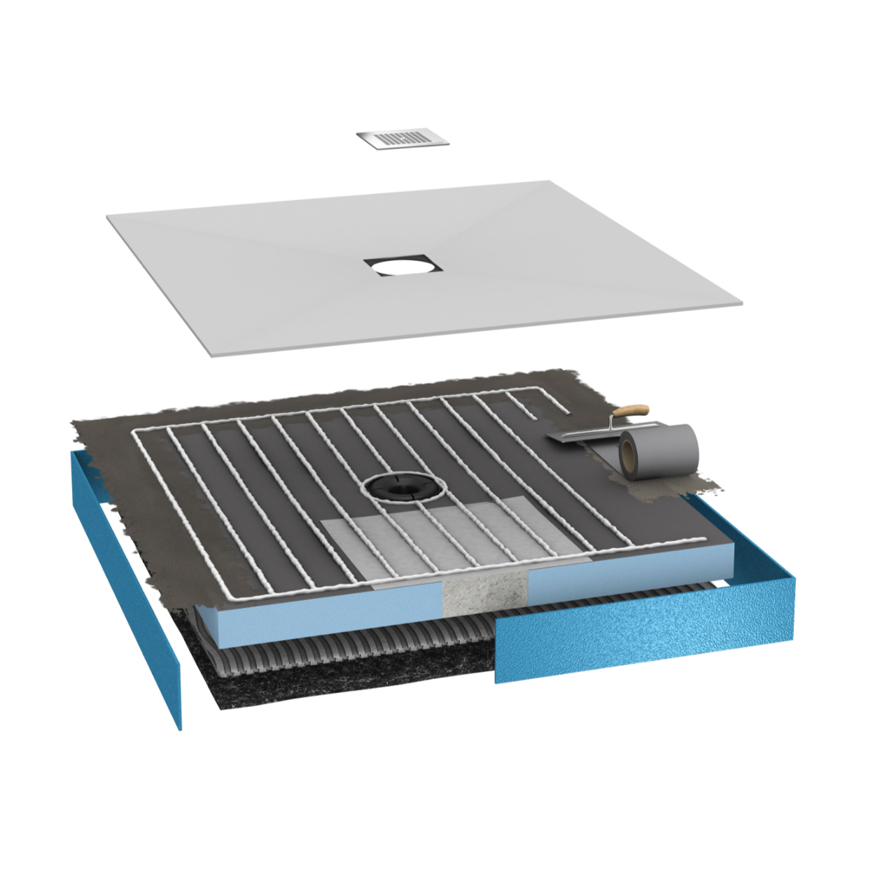 Wedi Fundo Integro Shower Tray